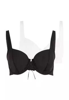 Бюстгальтер с косточками PETITE FLEUR Dekollet BH, цвет wei+schwarz