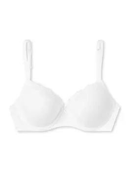 Бюстгальтер с косточками Schiesser Pure Cotton, белый