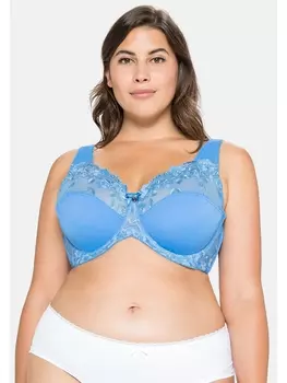 Бюстгальтер с косточками sheego, цвет mittelblau