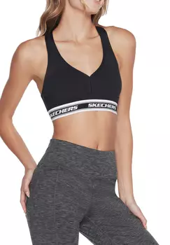 Бюстгальтер с косточками Skechers BH Skechers Apparel GOWALK Jacquard Bra, черный