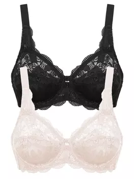 Бюстгальтер с косточками SUSA 2er Pack Bgel BH Latina, цвет schwarz skin