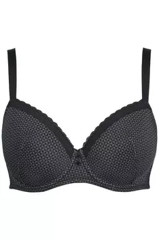 Бюстгальтер с косточками Ulla Popken BH, черный