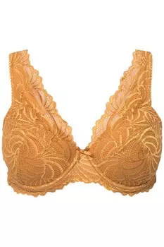 Бюстгальтер с косточками Ulla Popken BH, цвет mattes gold