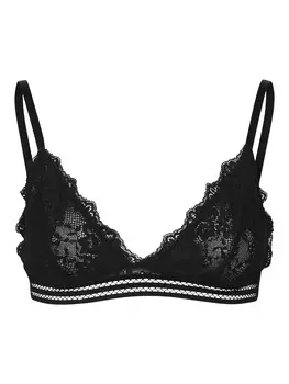 Бюстгальтер с косточками Vero Moda Spitzen Triangel BH ohne Bgel & Polster Bralette Bustier VMANNA, черный