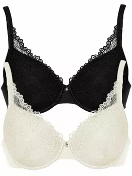 Бюстгальтер с косточками Viania 2er Pack Spacer Bgel BH Leni, цвет champagner schwarz