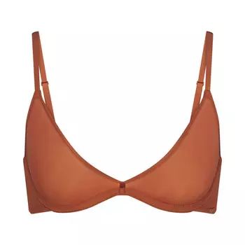 Бюстгальтер с круглышком SKIMS Weightless, бронзовый