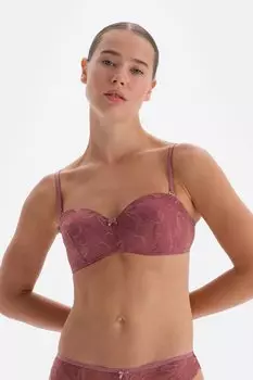 Бюстгальтер с кружевом Dagi, красный