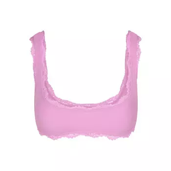 Бюстгальтер с квадратным вырезом SKIMS Fits Everybody Lace, цвет Petal