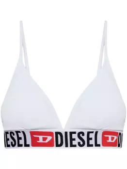 Бюстгальтер с логотипом Diesel, белый