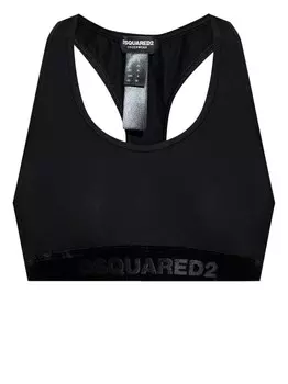 Бюстгальтер с логотипом DSQUARED2, черный