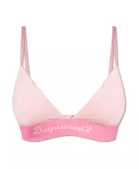 Бюстгальтер с логотипом Dsquared2, розовый