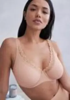 Бюстгальтер с мягкими чашечками ULTIMATE COMFORT BRUSHED DD NON PAD PLUNGE Next, бежевый