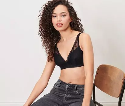 Бюстгальтер с мягкой чашкой Tchibo, черный