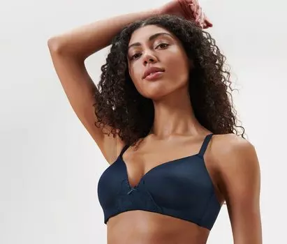 Бюстгальтер с мягкой чашкой Tchibo, темно-синий