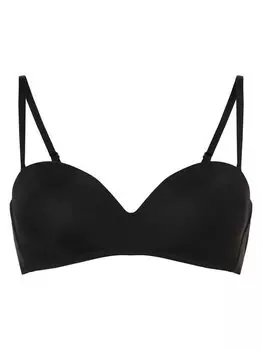 Бюстгальтер с мягкой подкладкой, без косточек, многофункциональные бретели Skiny, черный