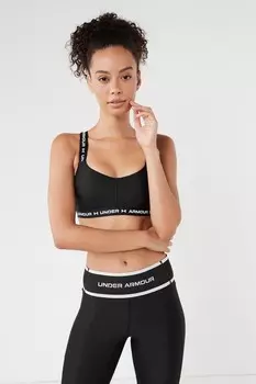 Бюстгальтер с низкой ударопрочностью Under Armour, черный