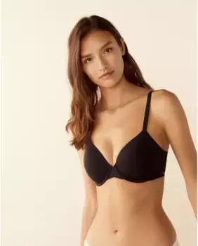 Бюстгальтер с пеной и на косточках DKNY, черный