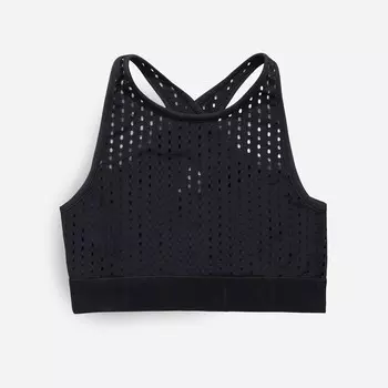 Бюстгальтер с перекрестными бретелями на спине Alala, черный