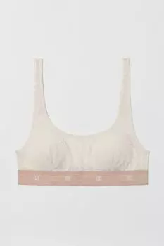 Бюстгальтер с подкладкой H&amp;M, светло-бежевый