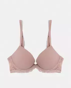 Бюстгальтер с подкладкой SENSUAL STRETCH LACE Calvin Klein, бежевый