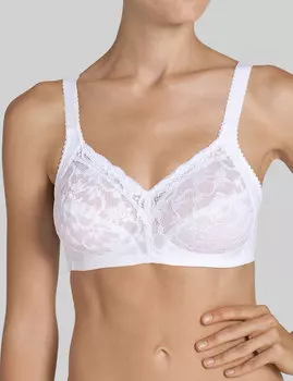 Бюстгальтер с полной чашкой Delicate Doreen без косточек C-J Triumph, белый
