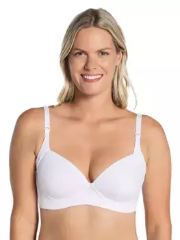 Бюстгальтер с полным покрытием, разглаживающий спину Leonisa Shapewear, белый