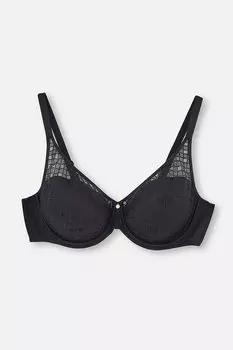 Бюстгальтер с регулируемыми бретелями Dagi, черный