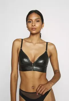 Бюстгальтер с треугольной чашкой LASCANA, черный