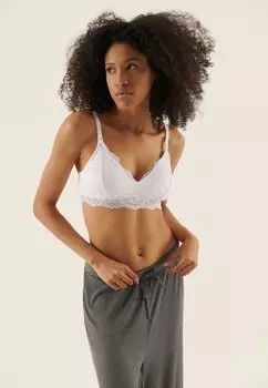 Бюстгальтер с треугольными чашечками Anna Field, розовый/белый