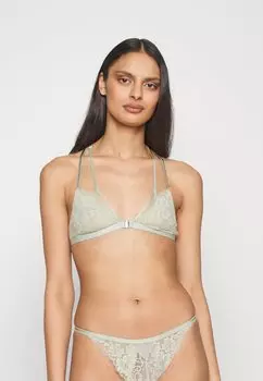 Бюстгальтер с треугольными чашечками Hunkemller, зеленый