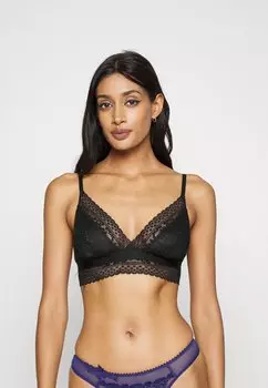 Бюстгальтер с треугольными чашечками LASCANA, черный