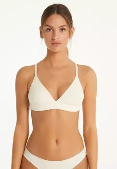 Бюстгальтер с треугольными чашечками LISBON Tezenis, цвет crema di latte