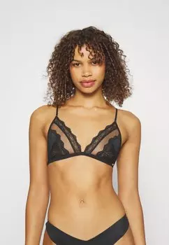 Бюстгальтер с треугольными чашечками UNLINED Calvin Klein Underwear, черный