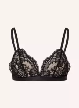 Бюстгальтер с треугольными чашками belle fleur Wolford, черный