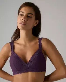 Бюстгальтер с треугольными чашками без косточек Ysabel Mora, фиолетовый