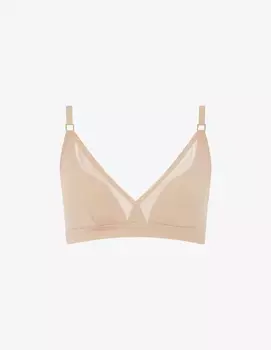 Бюстгальтер с треугольными чашками без косточек Chantelle, цвет Beige Dore