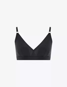 Бюстгальтер с треугольными чашками без косточек Chantelle, черный