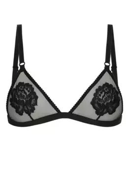 Бюстгальтер с треугольными чашками DOLCE & GABBANA, черный