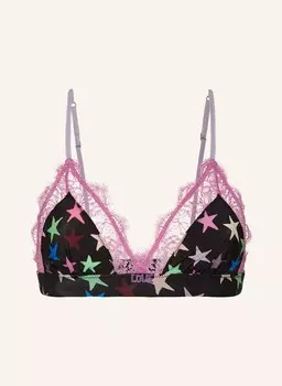 Бюстгальтер с треугольными чашками love lace LOVE Stories, черный/розовый/светло-зеленый