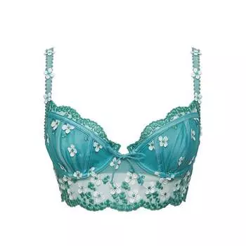 Бюстгальтер с вышивкой For Love &amp; Lemons Daisy, нефрит