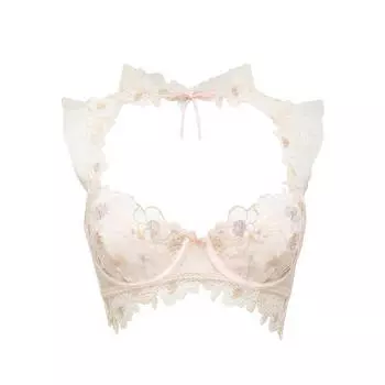 Бюстгальтер с высоким вырезом For Love &amp; Lemons Mae, белый