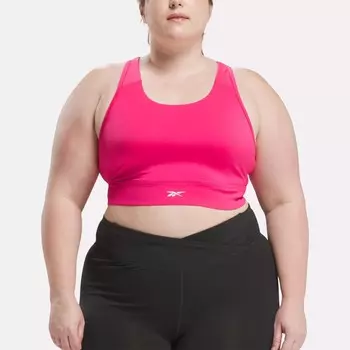 Бюстгальтер с высокой поддержкой ID Train (большие размеры) Reebok, цвет Bold Pink