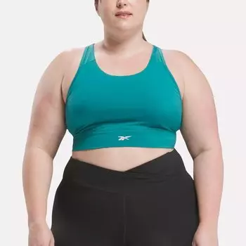 Бюстгальтер с высокой поддержкой ID Train (большие размеры) Reebok, цвет Team Teal