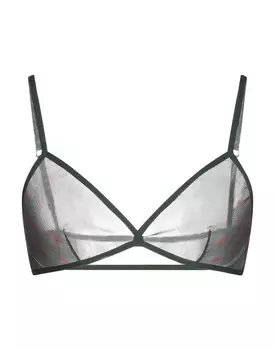 Бюстгальтер Saint Laurent, зеленый