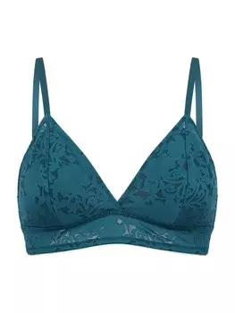 Бюстгальтер Schiesser Bgelloser BH Modern Lace, цвет petrol