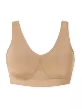 Бюстгальтер SCHIESSER Bralette Bra Casual Seamless, бежевый