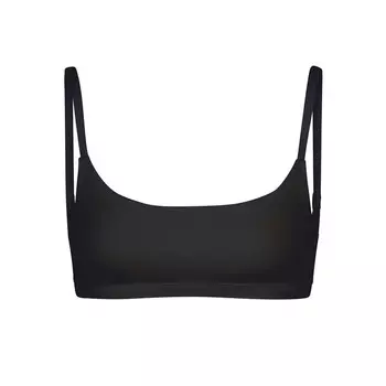 Бюстгальтер scoop SKIMS Cotton Jersey, цвет Soot