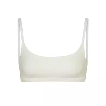 Бюстгальтер scoop SKIMS Cotton Jersey, цвет Bone