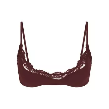 Бюстгальтер scoop SKIMS, цвет oxblood