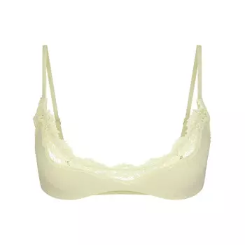 Бюстгальтер scoop SKIMS Fits Everybody Lace, цвет Sage